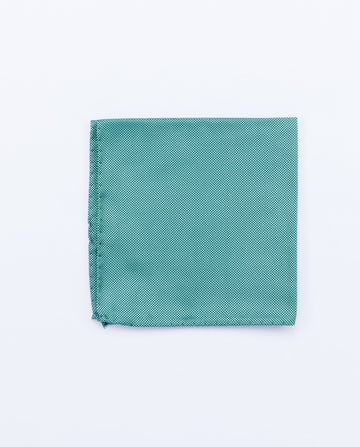 Light Green Pocket Squares 100% Silk